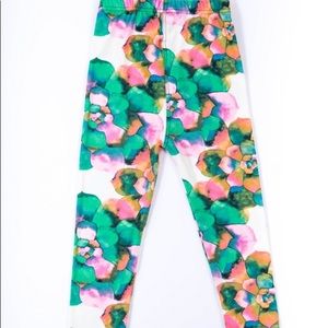 Watercolor kids leggings